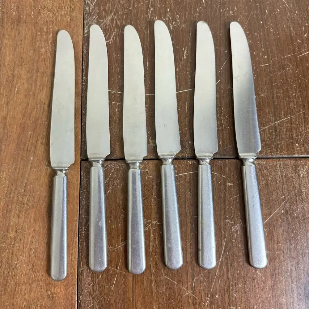 Set‎ of 6 E.C. Simmons Keen Kutter Stainless Steel Butter Knives